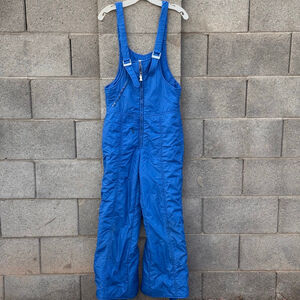Vintage NUMBER 1Blue Ski & Snow Bib Small